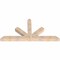 Ekena Millwork Saratoga Smooth Timber Gable Bracket, Douglas Fir, 84"W x 42"H x 5 1/2"D x 5 1/2"F, 12/12 Pitch GBW084X42X0606SAR00SDF - alternate 3